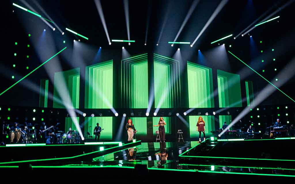 Sugababes stage visuals